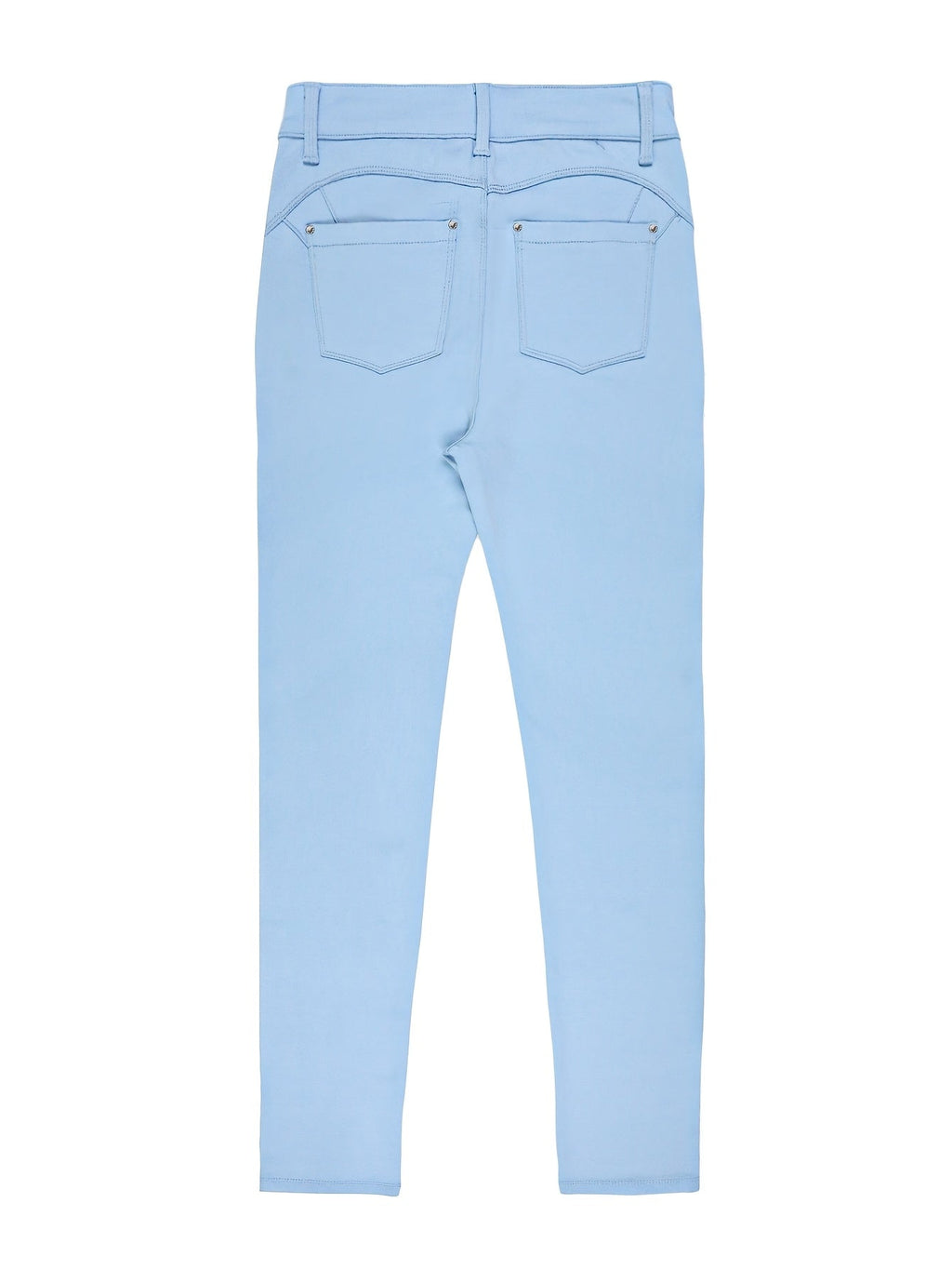 Women's High Waist Stretch Skinny Jeans Metal Button Street Style Slim Fit Denim Pants 10 Colors S-XXL Everyday Wear