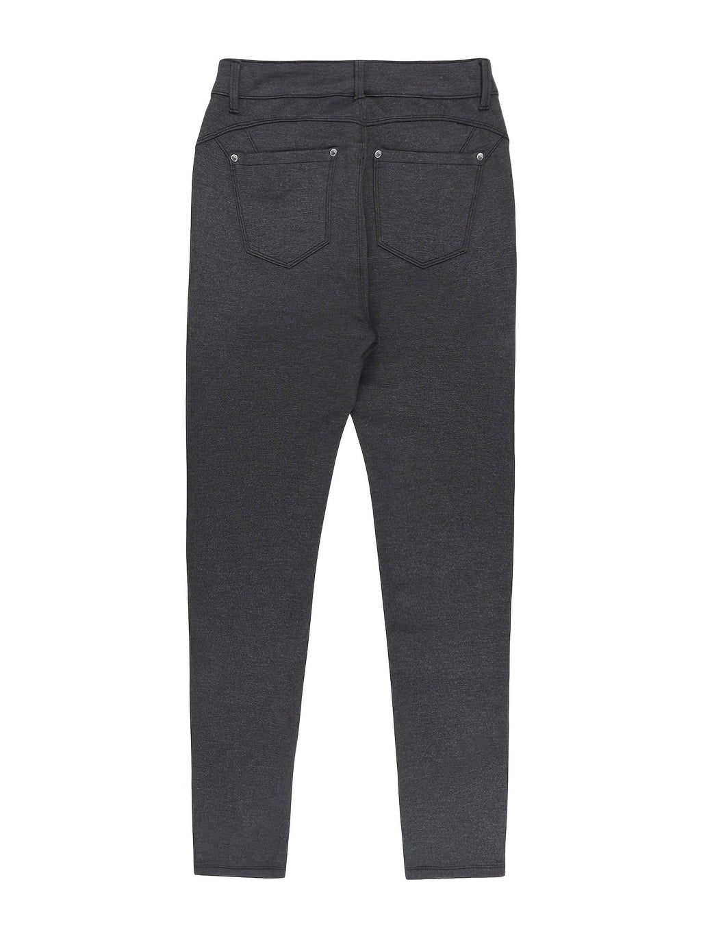 Women's High Waist Stretch Skinny Jeans Metal Button Street Style Slim Fit Denim Pants 10 Colors S-XXL Everyday Wear