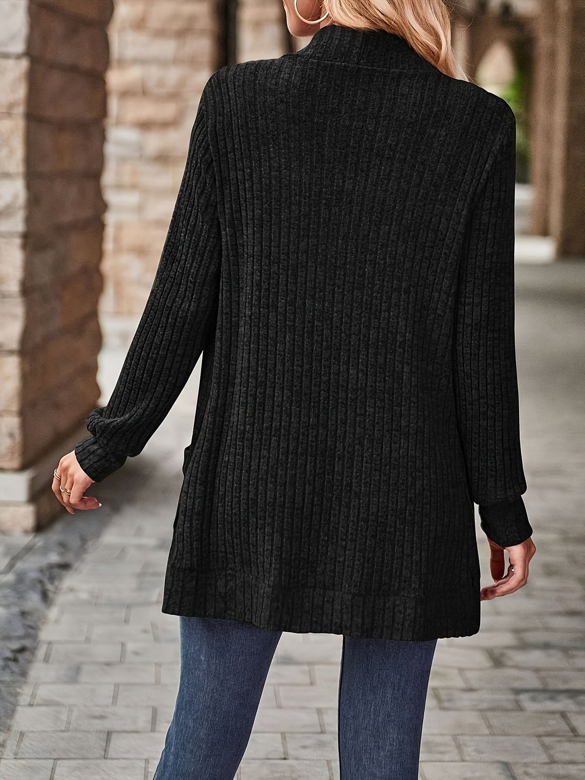 Women's Loose Casual Long Sleeve Blouse Solid Color Pocket Thread Splicing Relaxed Fit Top 10 Colors S-XXL Everyday Wear