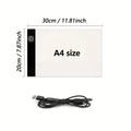 LED Light Pad for Diamond Painting – A2 A3 A4 A5 USB Powered, Adjustable Brightness, Ultra-Thin Light Board for Tracing Sketching Drawing Animation Stencil Art Craft, Optional Bracket & Drill Pen