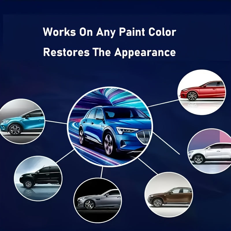 Nano Gloss Car Scratch Repair Wax Kit 100G – Clay Bar & Sponge Included, Removes Scratches Swirls Matte Imperfections, All Car Paint Colors, Clear Coat Safe, DIY Auto Paint Restoration Polish
