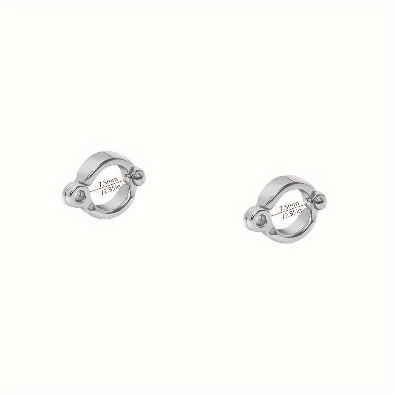 Bird Leg Rings Alloy Identification Bands 2pcs - Adjustable Open Foot Rings for Parrots, Cockatiels, Budgies, Lovebirds & Pigeons - 7 Sizes (5.5mm to 14.5mm) Pet Bird ID Rings